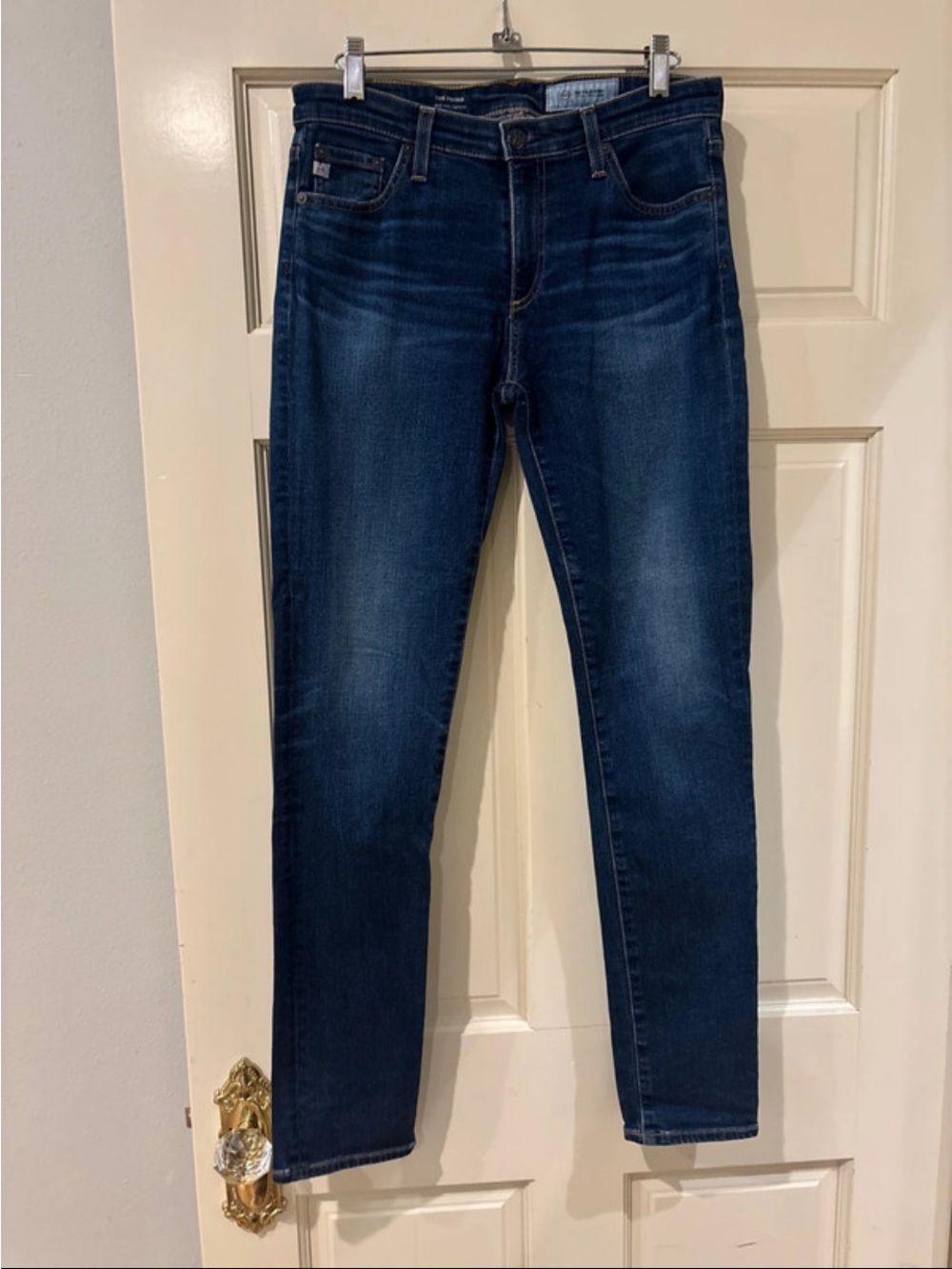 Ag Adriano Goldschmied Men's Slim Jeans in Dark Blue Wash
